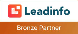 Leadinfo Bronze Partner certificaat van marcom.wisdom