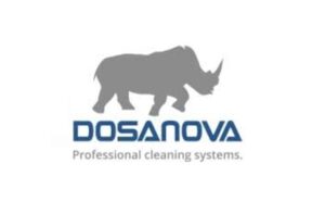 Logo van Dosanova met slogan Professional cleaning systems